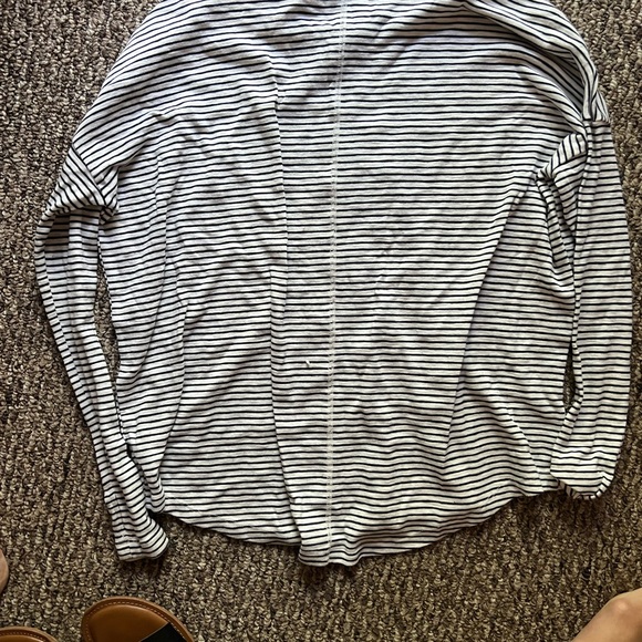 Aerie Pinstripe Long-sleeve Tee - Picture 3 of 4